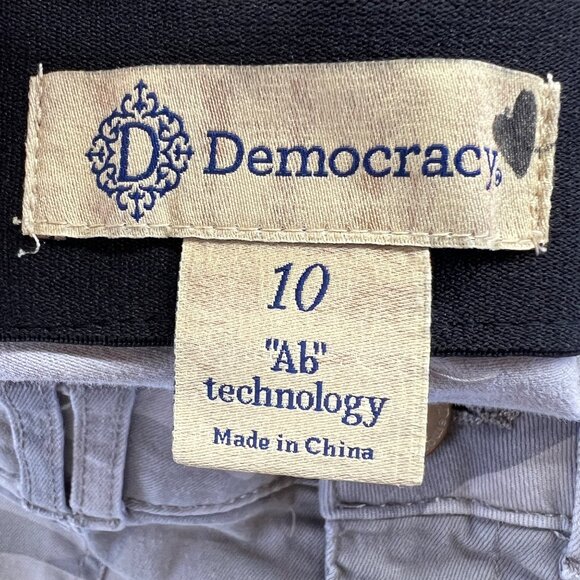 Democracy "Ab"Technology Camouflage Multi-pocket Pants Gray Size 10 - Picture 6 of 9